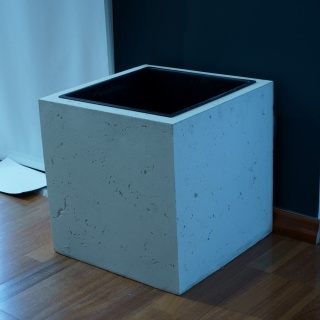 Donica H40cmx40cmx40cm- biały "Schomburg"