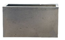 Donica 80x40x40cm z betonu architetonicznego GRC z wkładami