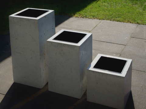 Donica z betonu architektonicznego H50x31x31cm Donica z betonu architektonicznego H50x31x31cm